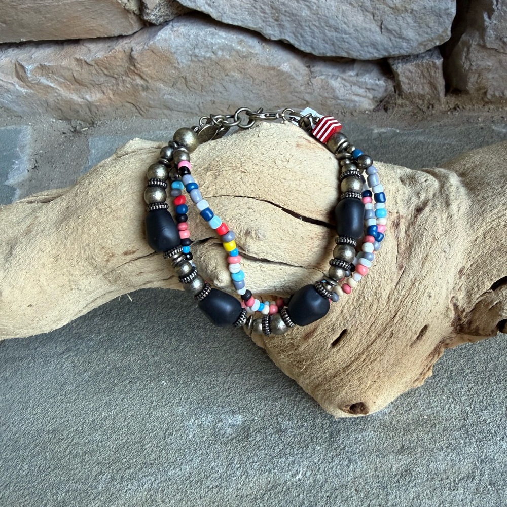 New🌟Free People-Colorful Layered Beaded Bracelet
